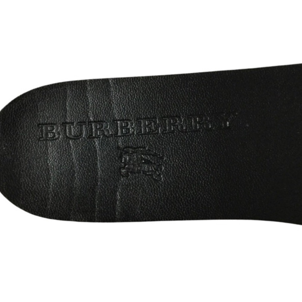 *SOLD* BURBERRY Knit Top Nova Check Black Rubber Knee Boots, SZ 40. - Picture 7 of 8